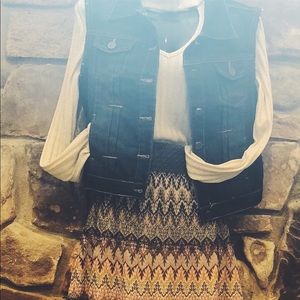 Boho chic skirt (vest/shirt not included)